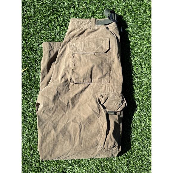 Abercrombie Fitch Pants Men M Green VTG 90s Y2K Paratrooper Baggy Cargo Wide Leg - Picture 14 of 14